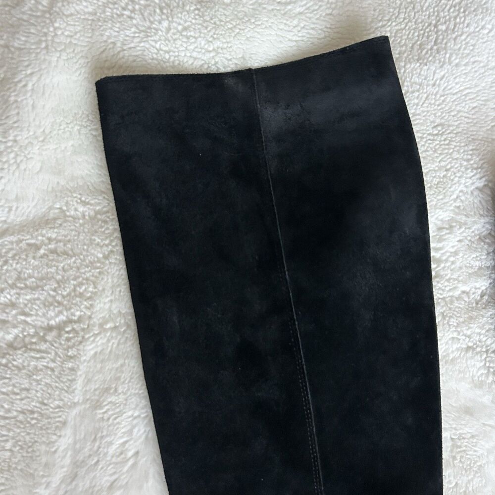 Sam Edelman Womens Tall Knee-High Boots Shoes Sz.8 Black Suede - Picture 6 of 10